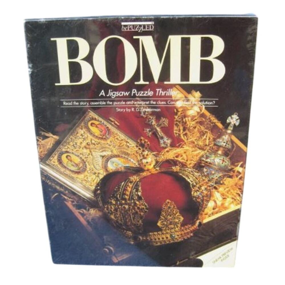 NEW bePuzzled BOMB A Jigsaw Puzzle‎ Thriller Read, Interpret Clues Solve FUN!